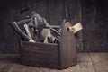 Grungy old tools Royalty Free Stock Photo