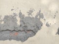Concrete wall with cracks.Wall Texture Old paint.Abstract Paint texture peeling off concrete wall background.Grunge wall texture. Royalty Free Stock Photo