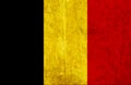 Grungy paper flag of Belgium Royalty Free Stock Photo