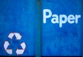 Grungy Paper Recycler Royalty Free Stock Photo