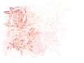 Grungy Roses Background