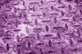 Grungy rust metal dimond floor with blur effect in purple tone Royalty Free Stock Photo