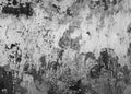 Grungy rusted metal surface in black and white Royalty Free Stock Photo