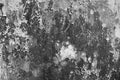 Grungy rusted metal wall surface in black and white Royalty Free Stock Photo