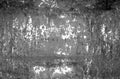 Grungy rusted metal wall texture in black and white Royalty Free Stock Photo