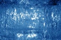 Grungy rusted metal wall texture in navy blue tone Royalty Free Stock Photo