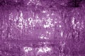 Grungy rusted metal wall texture in purple tone