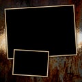 Grungy Rusted Page Template Royalty Free Stock Photo