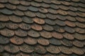 grungy rustic brown rooftop