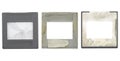 Grungy slides,picture frames, Royalty Free Stock Photo