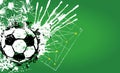 Grungy Soccer o. Football design template