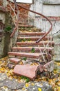 grungy stairs outdoors