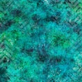 Grungy Teal Green Abstract Background Illustration