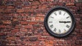 Grungy time lapse station clock