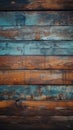 Grungy, vibrant, aged timber backdrop with a pop of color