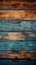 Grungy, vibrant, aged timber backdrop with a pop of color