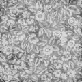 Grungy vintage floral damask scrapbook background Royalty Free Stock Photo