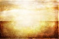 Grungy vintage image of sea and sky in sunlight Royalty Free Stock Photo