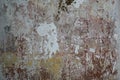 Grungy weathered vintage plaster wall surface