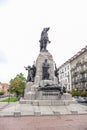 Grunwald Monument at Matejko Square in city of Krakow, Poland