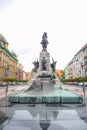 Grunwald Monument at Matejko Square in city of Krakow, Poland