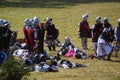 Grunwald, Poland - 2009-07-18: Rest after battle Royalty Free Stock Photo