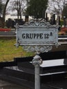 Gruppe 12A, Vienna Cementery Royalty Free Stock Photo