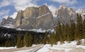 Gruppo Sella - Dolomites (Italy) Royalty Free Stock Photo