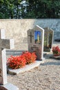 GRUYERES, SWITZERLAND - SEPTEMBER 08: cemetery in Gruyeres