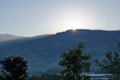 Gruyere mountain in Switzerland in summer time Royalty Free Stock Photo