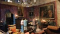 The Gryffindor Common Room. The making of Harry Potter, Warner Bros Studios, London. Royalty Free Stock Photo