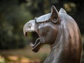 Gryphon head sculpture in Park Branitz