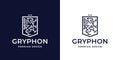 Gryphon logo crest icon