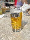 Glass of Fada beer