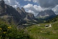 GrÃÂ¶dnerjoch, Dolomites, Italy Royalty Free Stock Photo