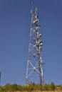 GSM antena tower Royalty Free Stock Photo