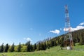 Alpine GSM antenna Royalty Free Stock Photo