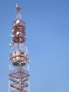 GSM antenna tower Royalty Free Stock Photo
