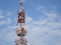 GSM antenna tower Royalty Free Stock Photo