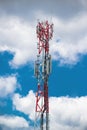GSM Antenna Tower Royalty Free Stock Photo