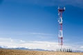 GSM tower in sunny day Royalty Free Stock Photo