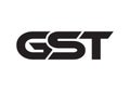 GST Logo Design Vector Template Royalty Free Stock Photo