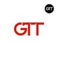 GTT Logo Letter Monogram Design Royalty Free Stock Photo