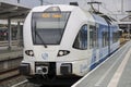 GTW spurt diesel locatl commuter train operated by Arriva at station Zwolle