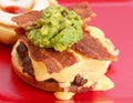 Guacamole Cheeseburger Royalty Free Stock Photo