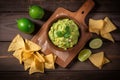 Guacamole tortilla chips. Generate Ai