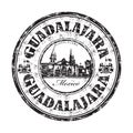 Guadalajara grunge rubber stamp Royalty Free Stock Photo