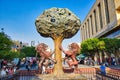 Guadalajara, Jalisco, Mexico-14 April, 2018: Guadalajara Plaza Tapatia and famous Quetzalcoatl sculpture and fountain