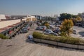 Guadalajara, Jalisco Mexico. December 28, 2022. Cityscape of Plaza Patria shopping center parking lot Royalty Free Stock Photo