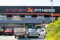 Guadalajara Jalisco, Mexico September 19, 2023: Exterior facade of Station 24 gym in the city of Zapopan, Mexico